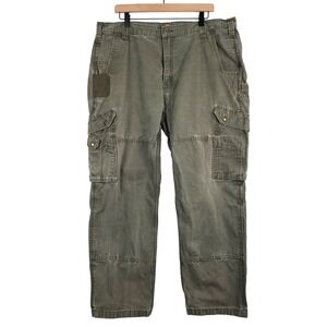 CARHARTT‎ Relaxed Fit Cargo Pants Men's 40x32 Khaki Work Utility Pockets Gorp